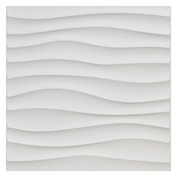 Art3d 3D PVC wave wall panels