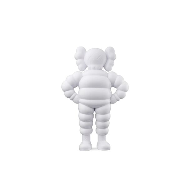 KAWS-style white art figure