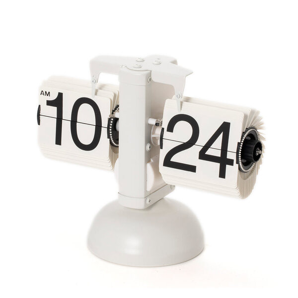 Retro auto-flip desk clock